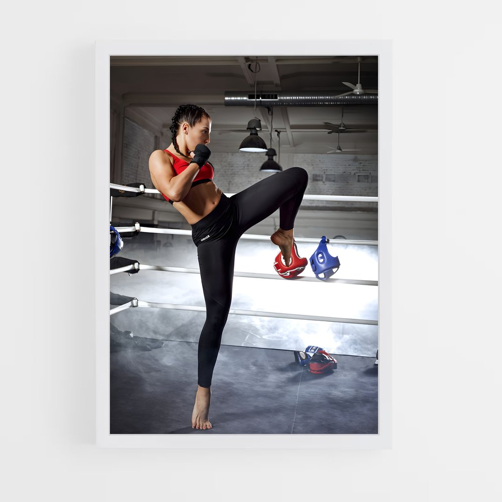 Poster Kick de Joanna – affiche MMA (vue 3)